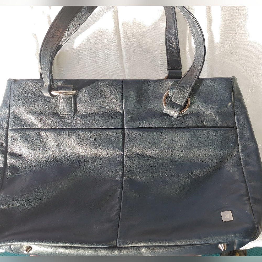 Wilson Leather Blue Purse Handbag Like New